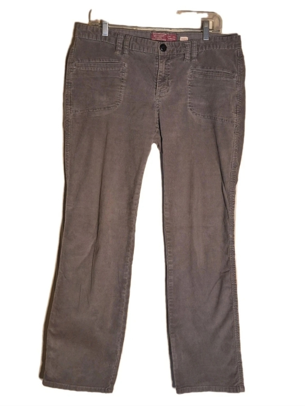 Old Navy Y2K Vintage Corduroy Pants Womens Size 10 Mauve Low Rise Boot Cut